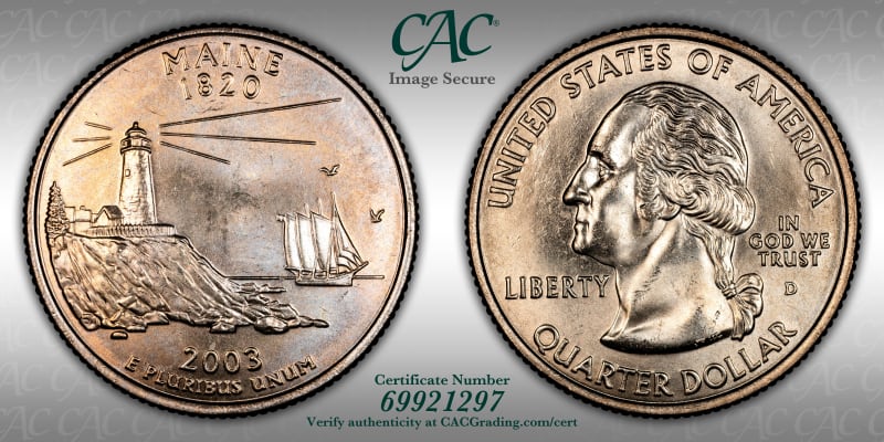 CAC Grading Coin Image Secure