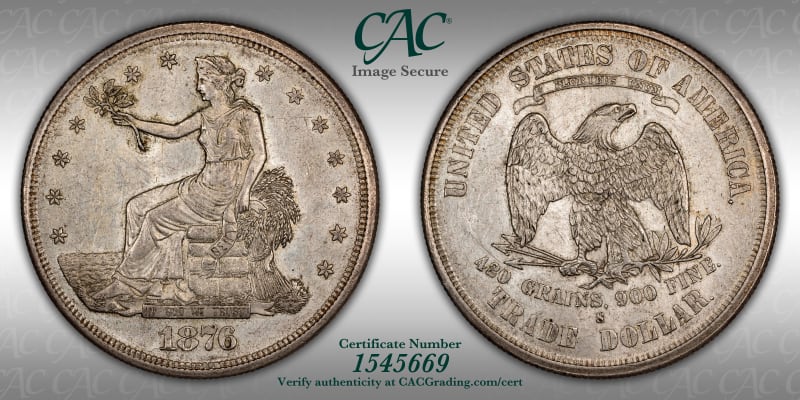 CAC Grading Coin Image Secure
