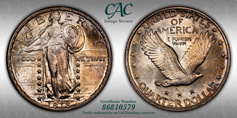 CAC Grading Coin Image Secure