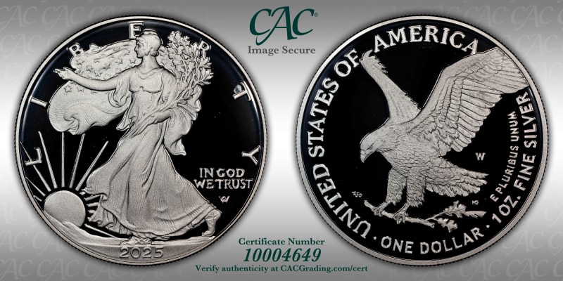 CAC Grading Coin Image Secure