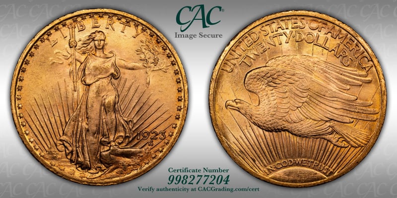 CAC Grading Coin Image Secure