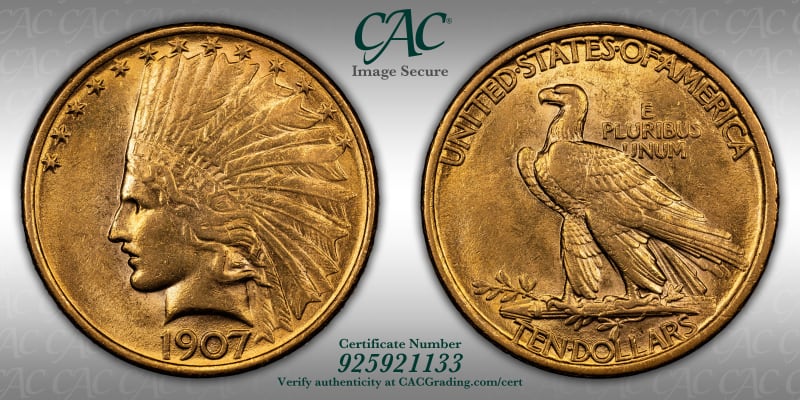 CAC Grading Coin Image Secure
