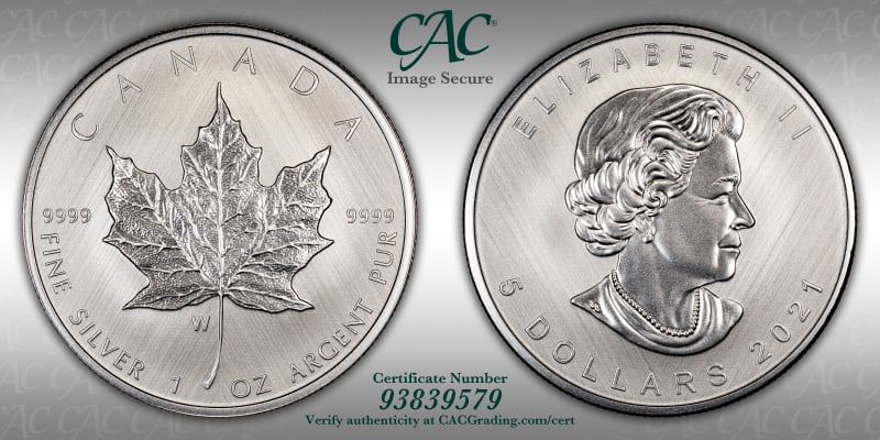 CAC Grading Coin Image Secure
