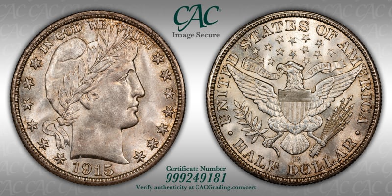 CAC Grading Coin Image Secure
