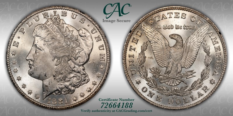 CAC Grading Coin Image Secure