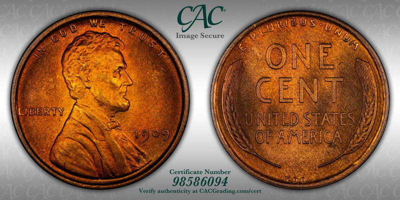 CAC Grading Coin Image Secure