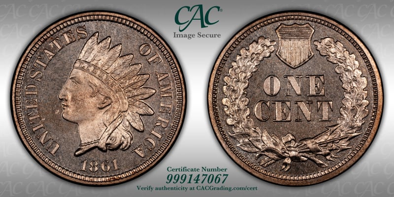 CAC Grading Coin Image Secure