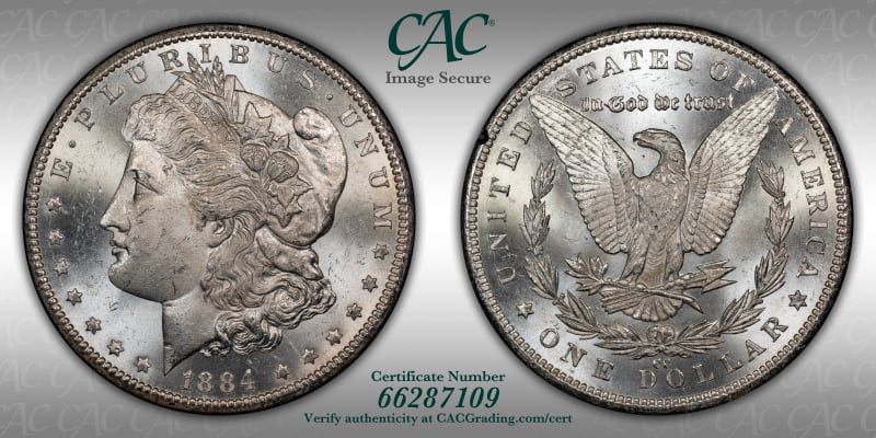 CAC Grading Coin Image Secure