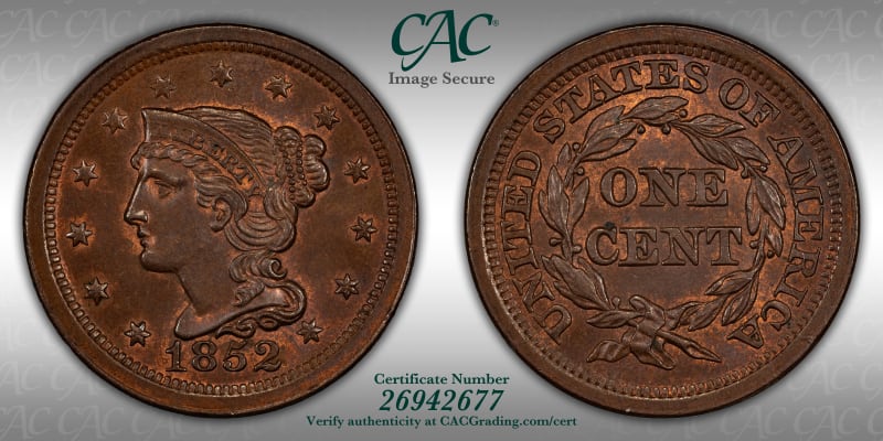 CAC Grading Coin Image Secure