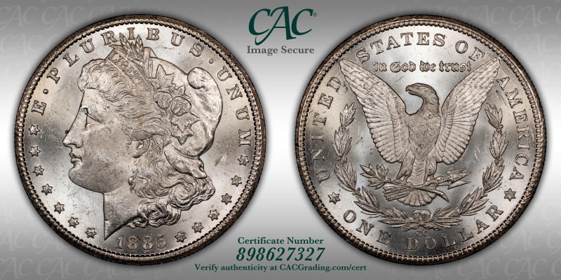 CAC Grading Coin Image Secure