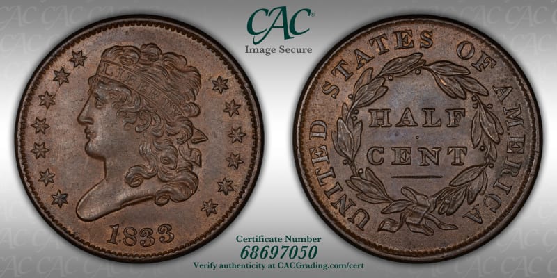 CAC Grading Coin Image Secure