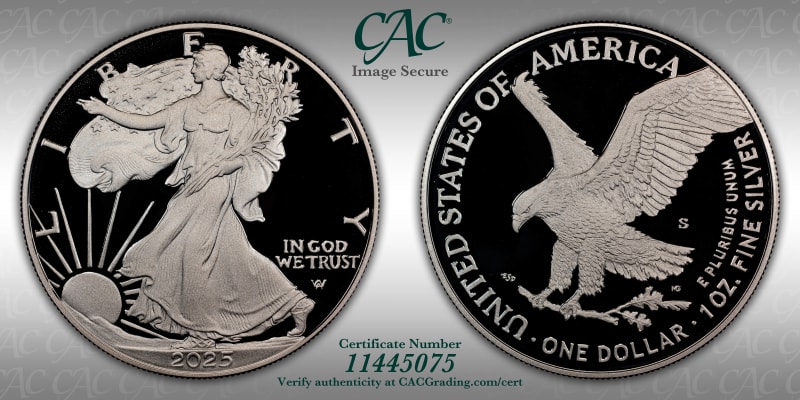 CAC Grading Coin Image Secure