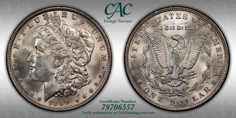 CAC Grading Coin Image Secure