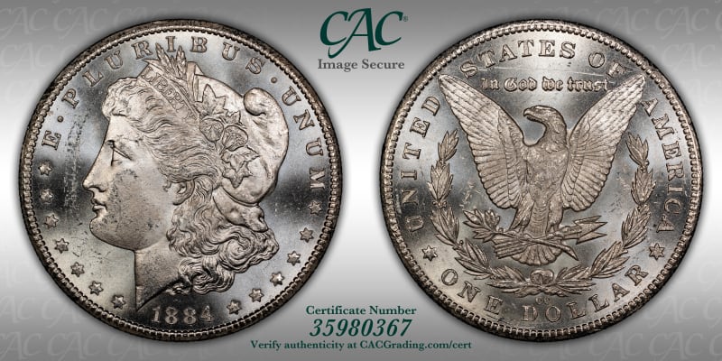 CAC Grading Coin Image Secure