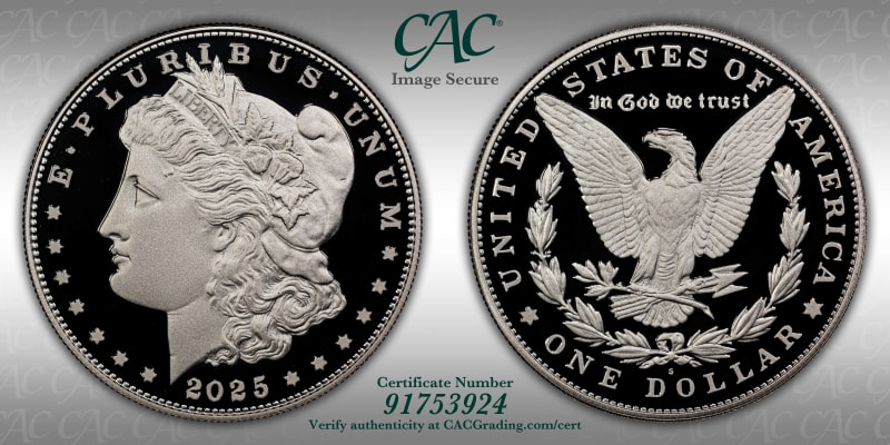 CAC Grading Coin Image Secure