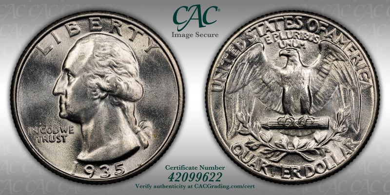 CAC Grading Coin Image Secure