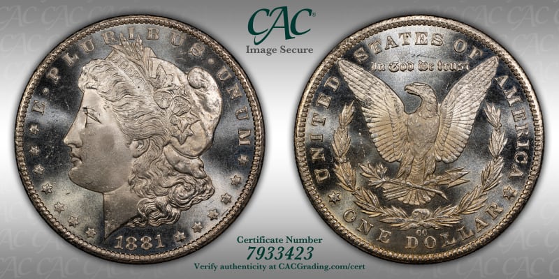 CAC Grading Coin Image Secure