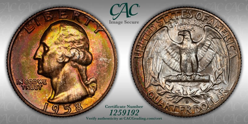 CAC Grading Coin Image Secure