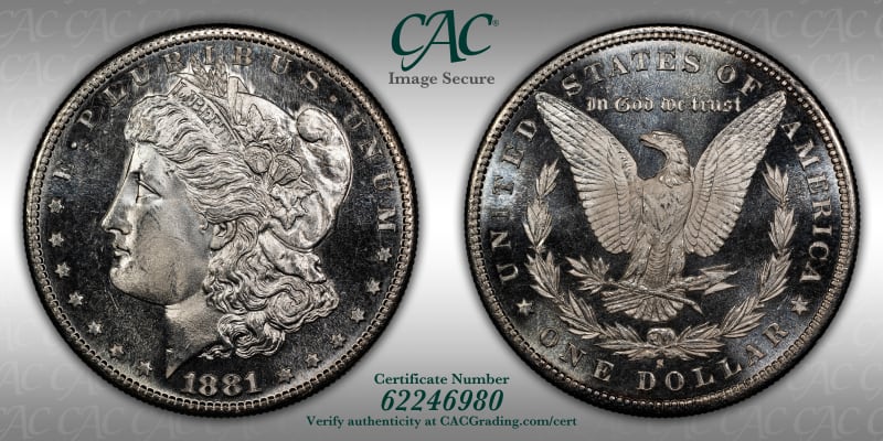 CAC Grading Coin Image Secure