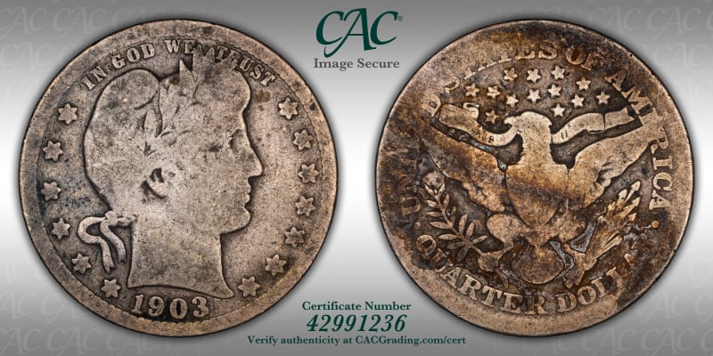 CAC Grading Coin Image Secure
