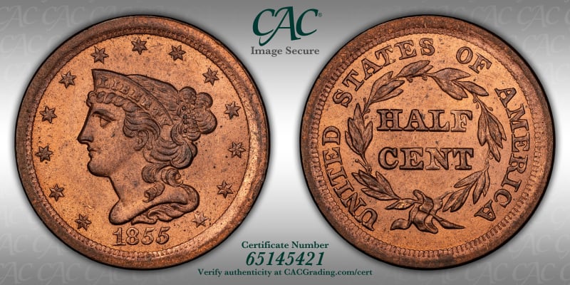CAC Grading Coin Image Secure