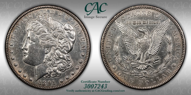 CAC Grading Coin Image Secure