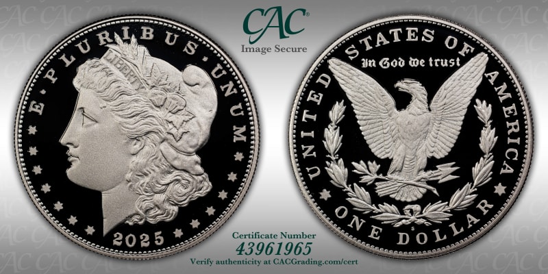CAC Grading Coin Image Secure