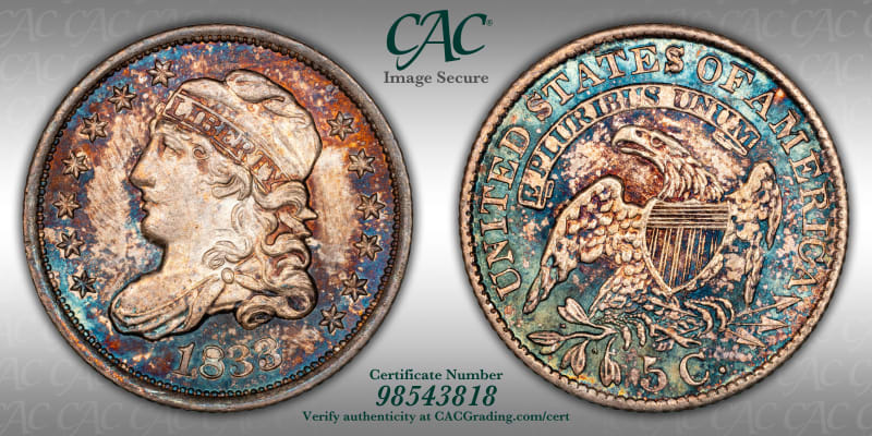 CAC Grading Coin Image Secure