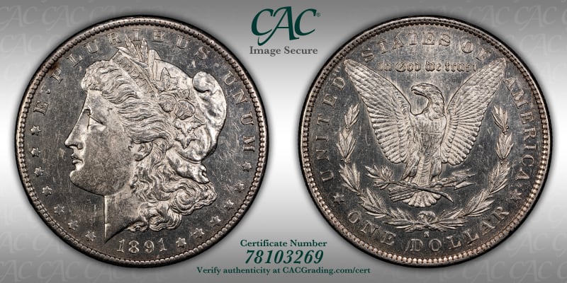 CAC Grading Coin Image Secure