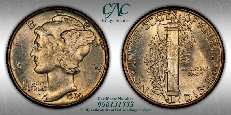 CAC Grading Coin Image Secure