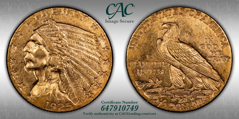 CAC Grading Coin Image Secure