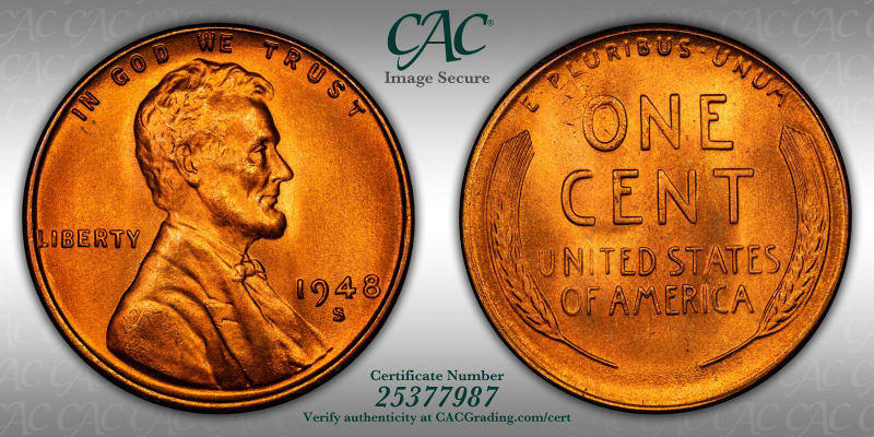CAC Grading Coin Image Secure