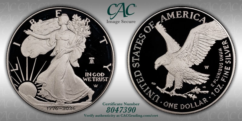 CAC Grading Coin Image Secure