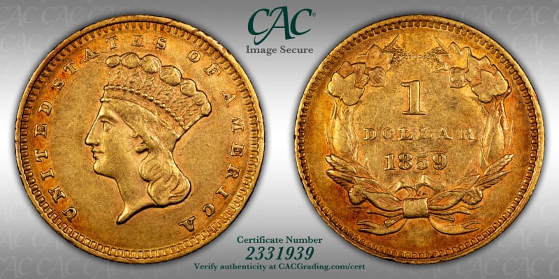 CAC Grading Coin Image Secure