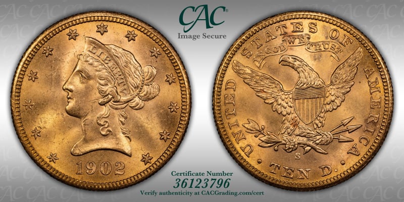 CAC Grading Coin Image Secure