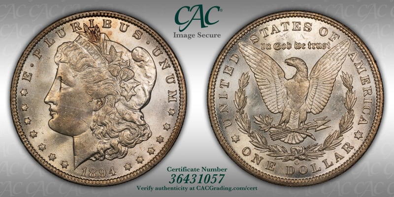 CAC Grading Coin Image Secure