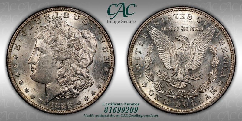 CAC Grading Coin Image Secure