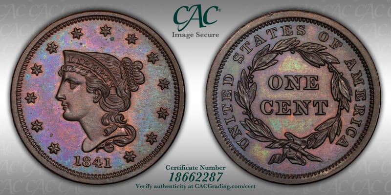 CAC Grading Coin Image Secure