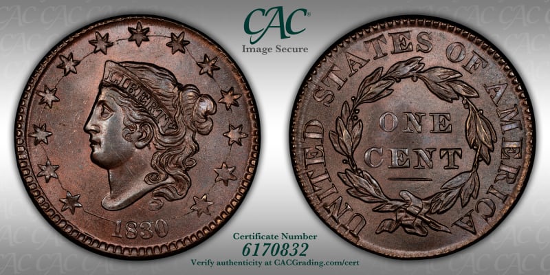 CAC Grading Coin Image Secure