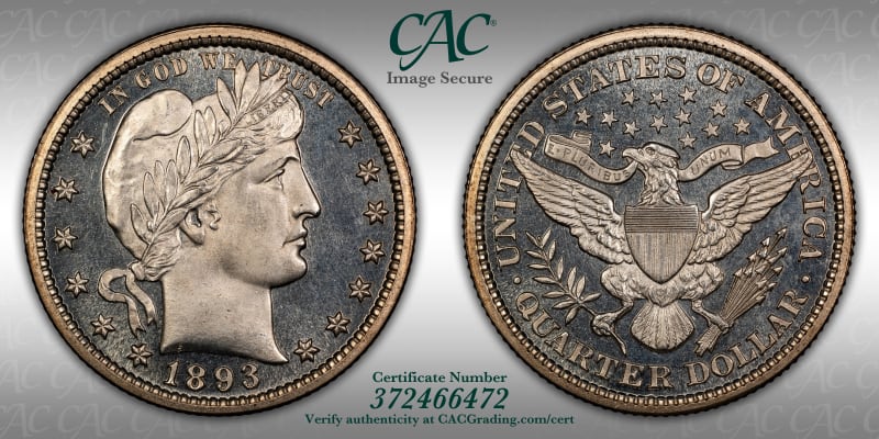 CAC Grading Coin Image Secure