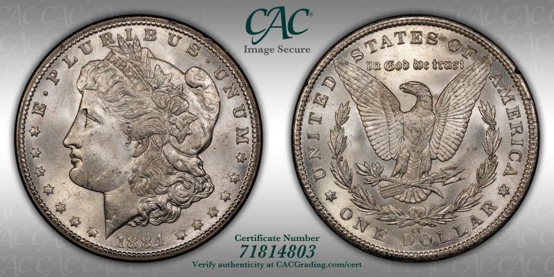 CAC Grading Coin Image Secure