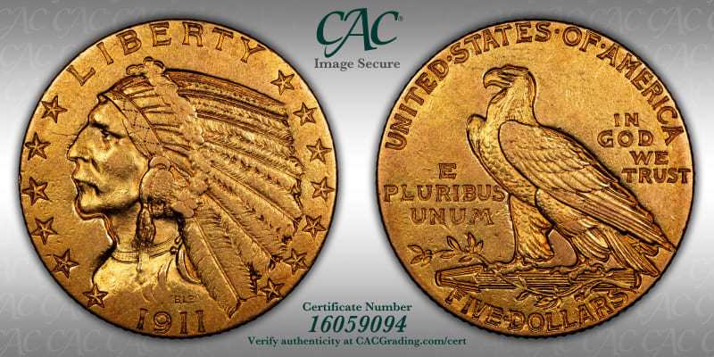 CAC Grading Coin Image Secure