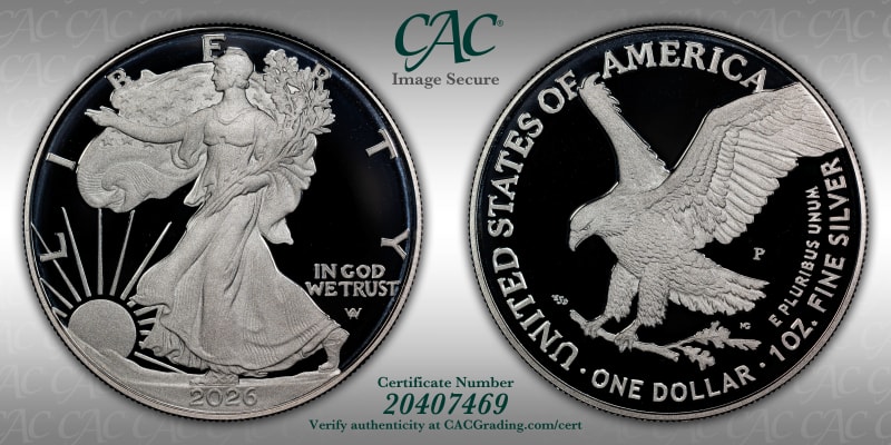 CAC Grading Coin Image Secure