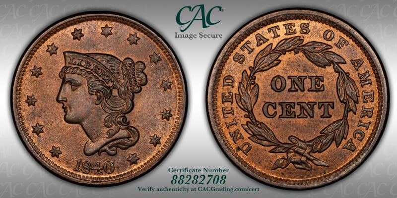CAC Grading Coin Image Secure