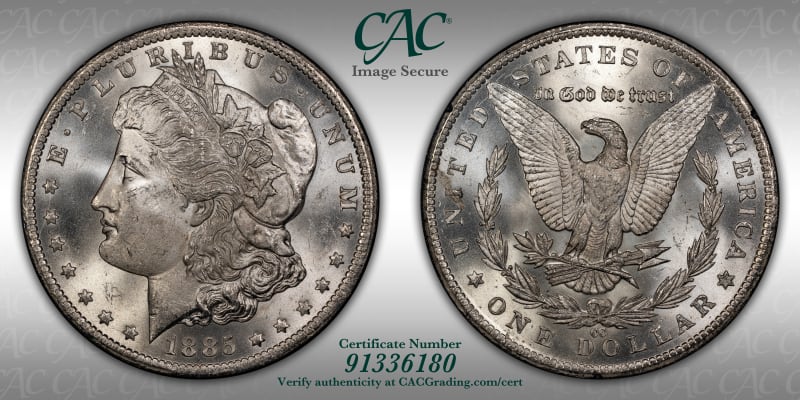 CAC Grading Coin Image Secure