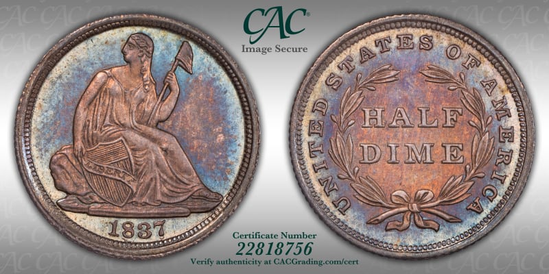 CAC Grading Coin Image Secure