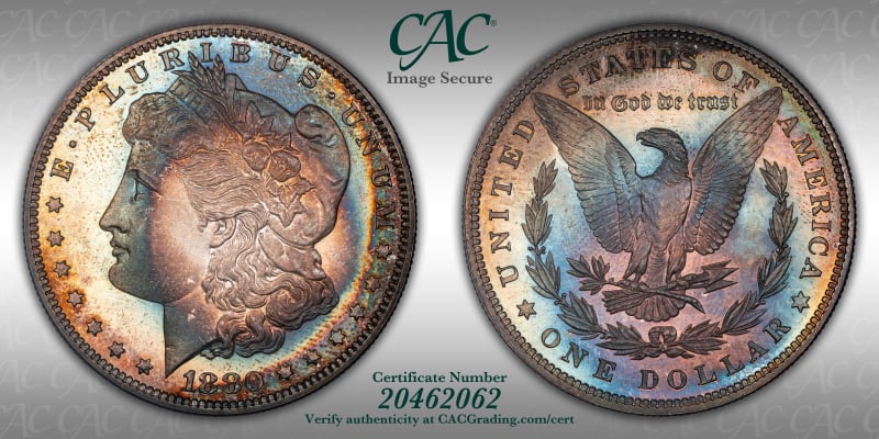 CAC Grading Coin Image Secure