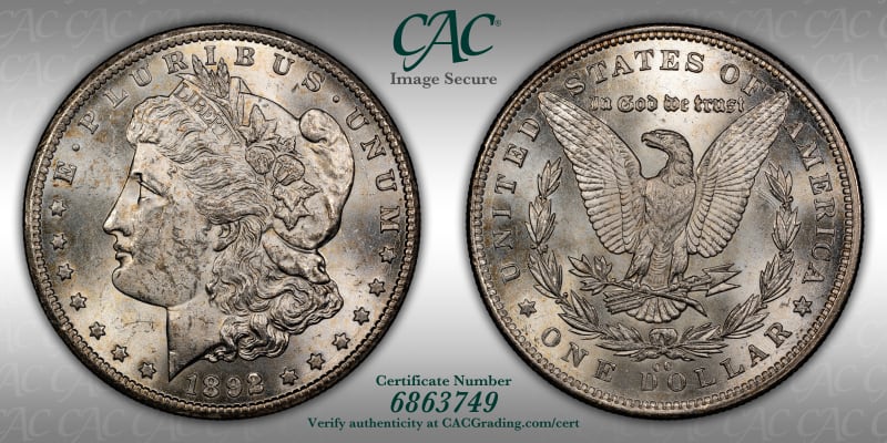 CAC Grading Coin Image Secure