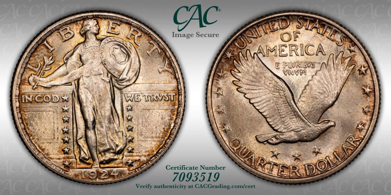 CAC Grading Coin Image Secure