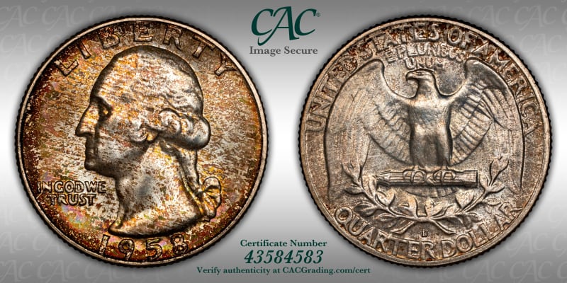 CAC Grading Coin Image Secure